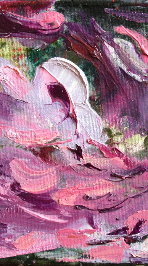 Peacock. Dance expression /  ORIGINAL PAINTING by Salana Art Gallery