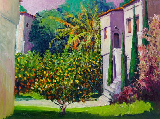 Garden with Lemon Trees