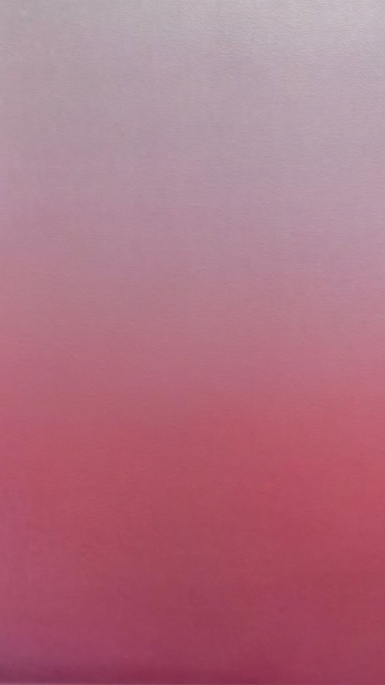 Minimalist Red Sunset on Sea