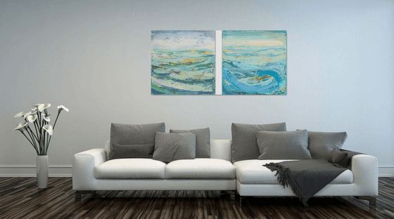 Diptych (emotional seascapes)