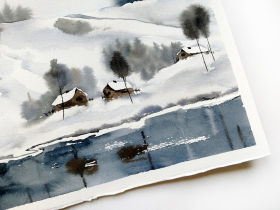 Winter Countryside landscape