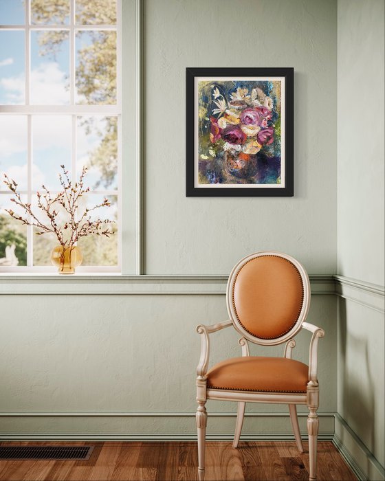 FLOWERS IN A POT