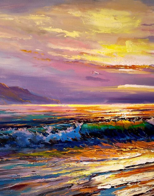 “Golden Breath of the Morning Sea” by Andrej  Ostapchuk