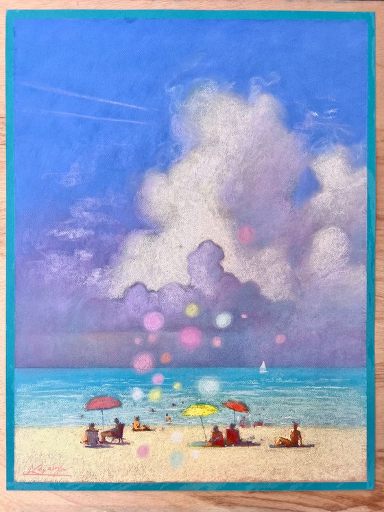A Bright Summer Day at Sea