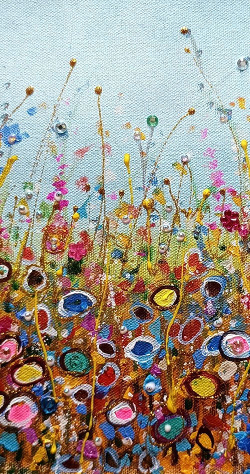 Abstract flowers by Vishalandra Dakur