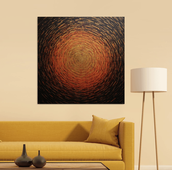 Vast Orange-Purple Radiance