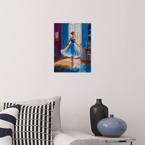 Ballerina in Blue