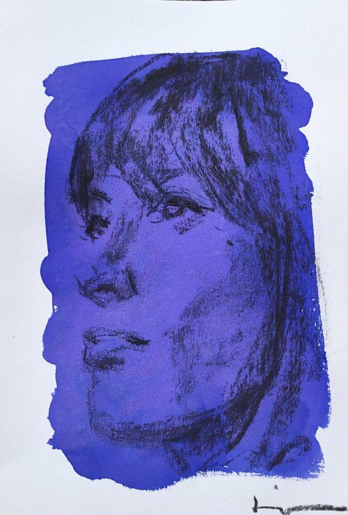 Blue Girl by Dominique Dève