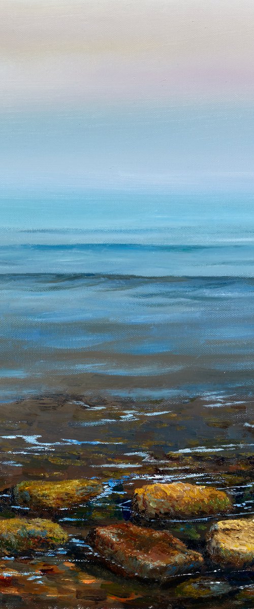 Stones on the seashore by Paul Narbutt