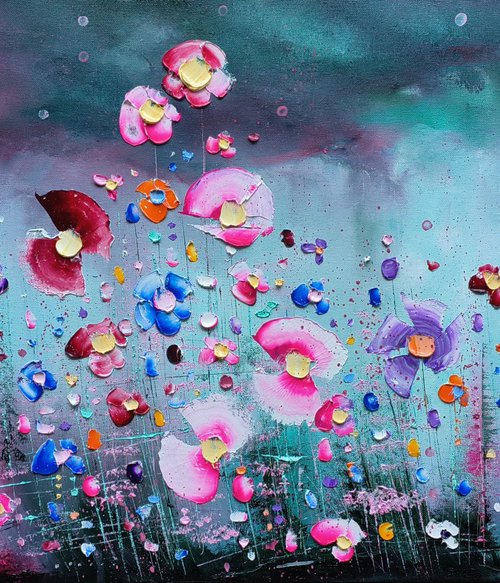"Loving the Storm, With You" - Flowers in Love by Phil Broad