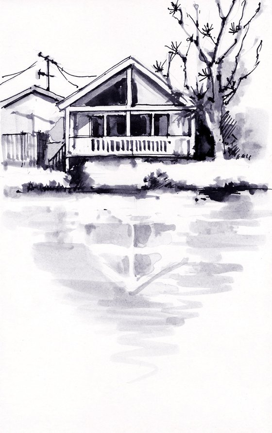 House by the water.