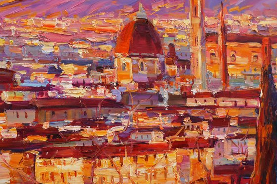 Warm evening in Florence