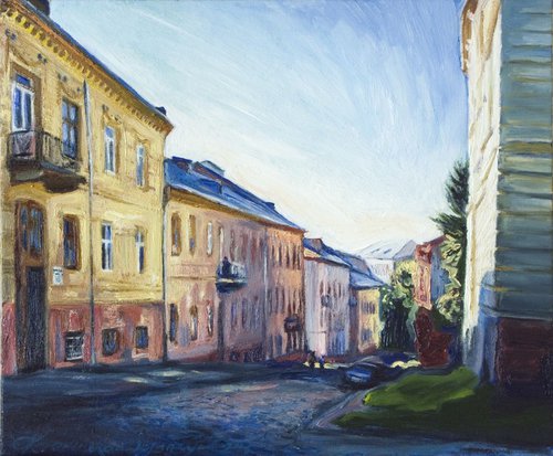 Uzgorodska street by Olena Kamenetska-Ostapchuk