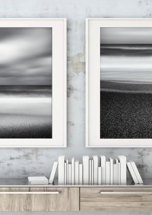 Echo #15 - Echo #16, Diptych by Karim Carella