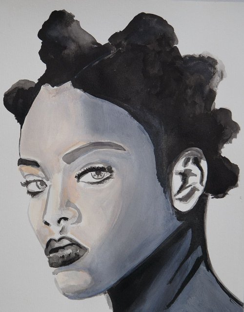 Rihanna / 30 x 23.5 cm by Alexandra Djokic