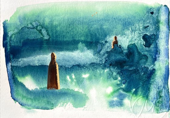 #1, The Spirit's path series, watercolour