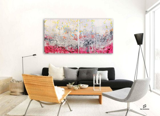 200x100cm. / abstract painting / Abstract 1237