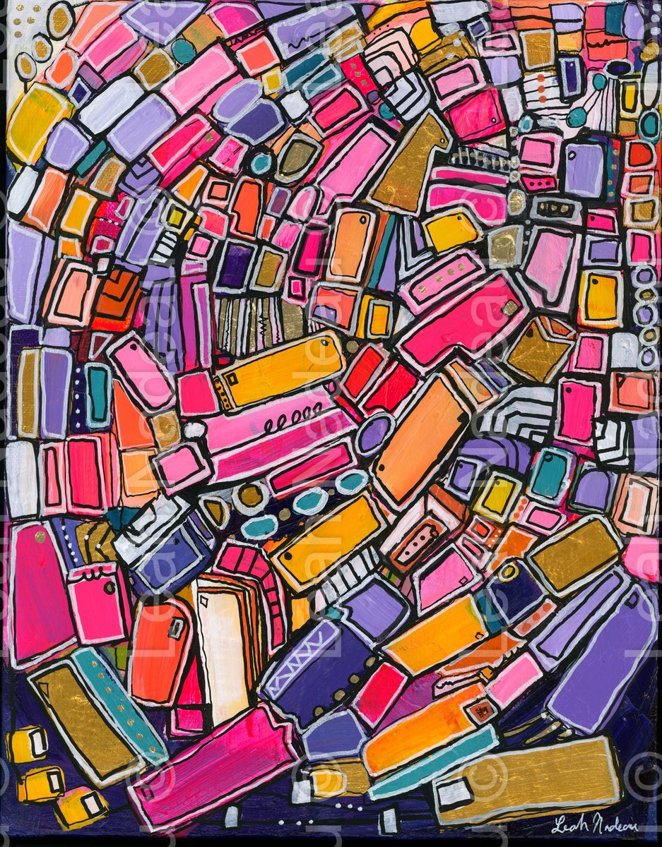 Chaos By Leah Nadeau, 11 X 14, Artwork For Sale On Artfinder