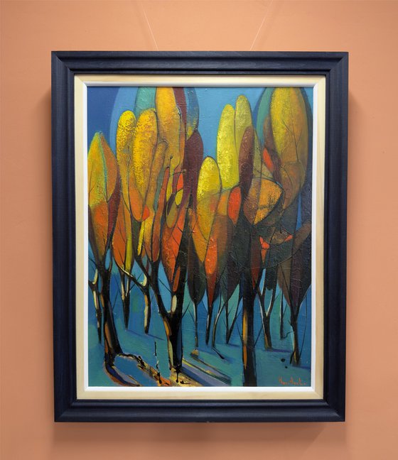 Autumn Fiery Trees