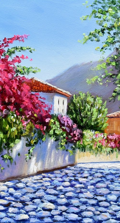 Mediterranean Street by Yulia Nikonova