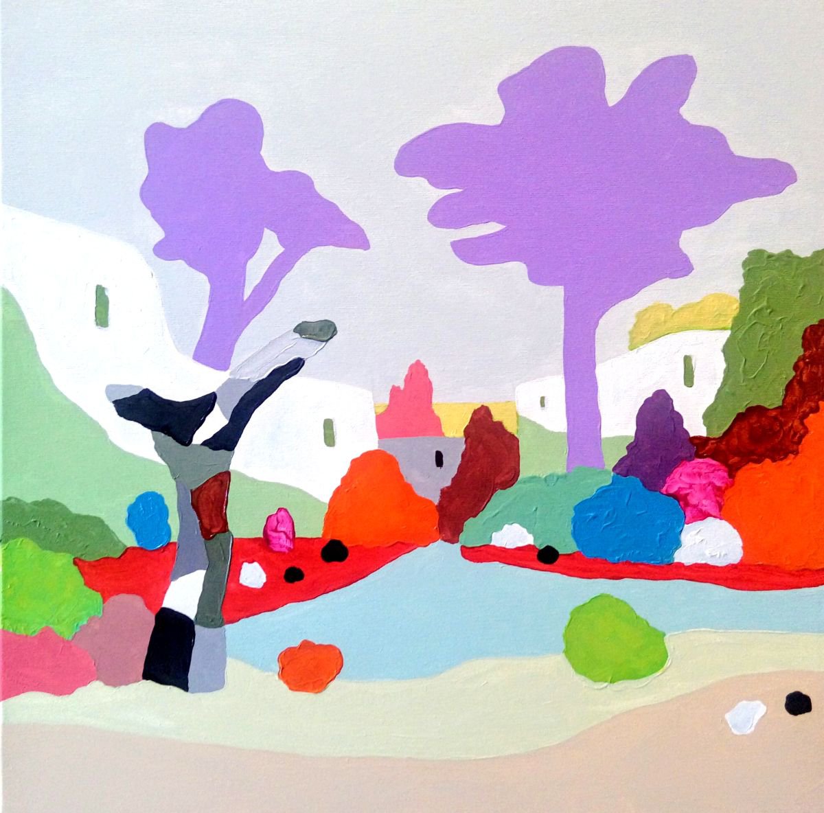  Oasis By Alejos, 20 X 20, Artwork For Sale On Artfinder