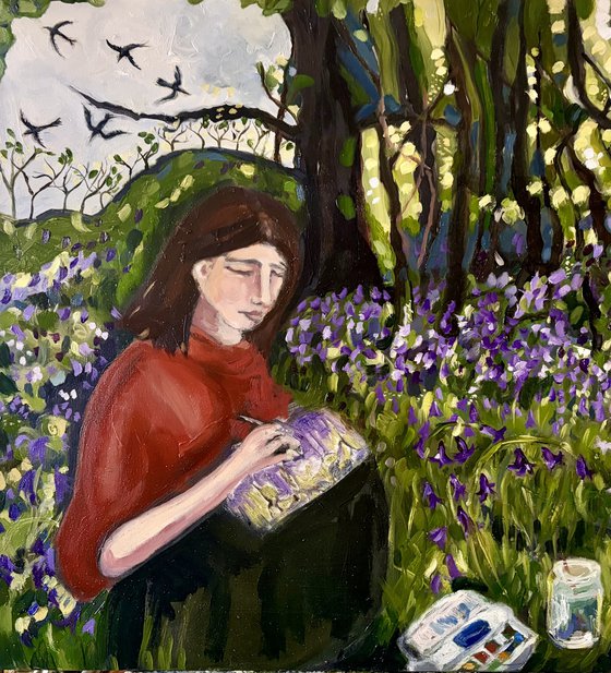 Painting Bluebell in the Woods