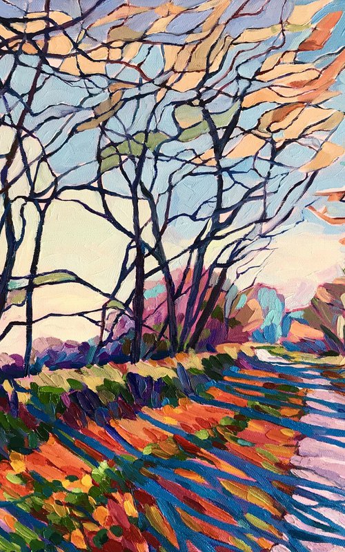Autumn Shadows by Natalia Bessmertnova