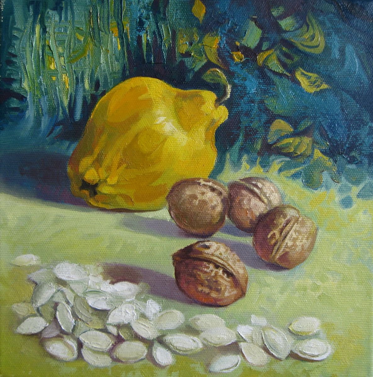 Quince and walnuts by Elena Oleniuc