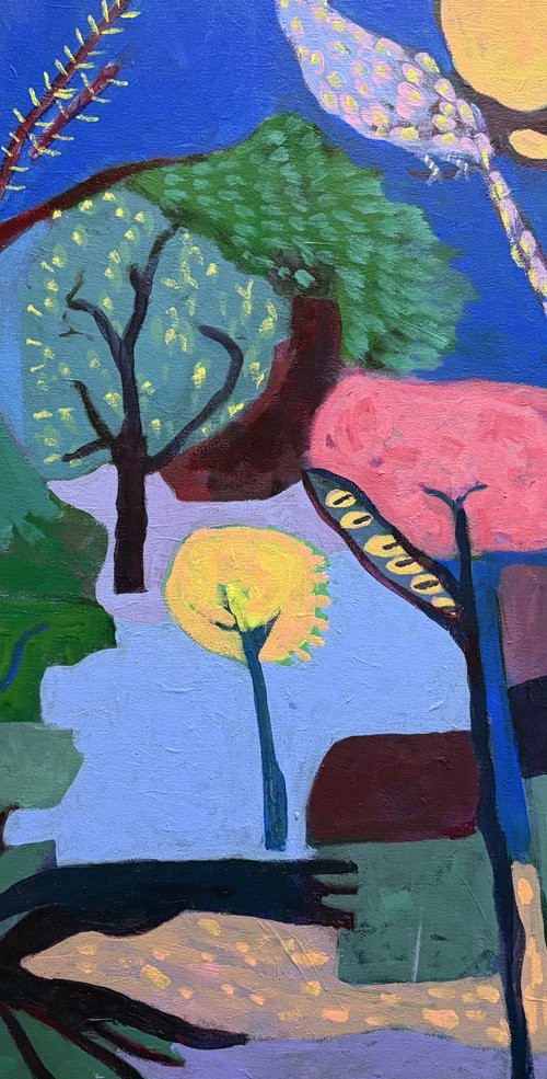 MOONLIGHT FOREST by Marilyn Fox