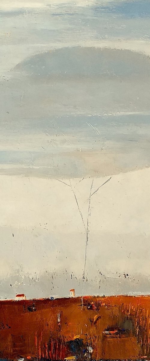 Landscape With Strange Tree by Kestutis Jauniskis