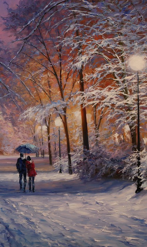 "Winter in the park" by Gennady Vylusk