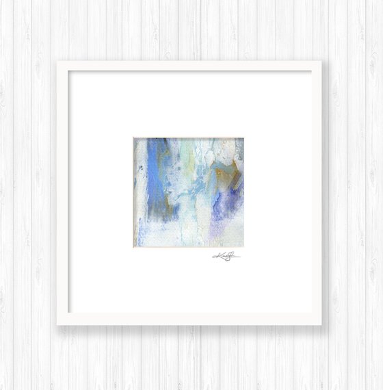Song Of The Journey Collection 14 - 3 Abstract Paintings in mats by Kathy Morton Stanion
