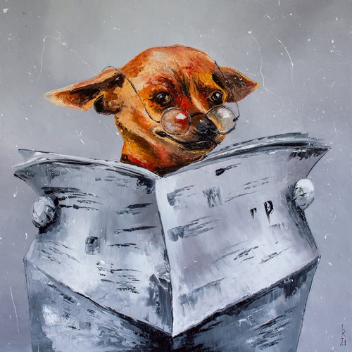 News for dog by Liubov Kuptsova