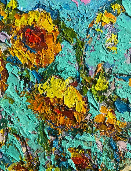 Sunflowers in the field