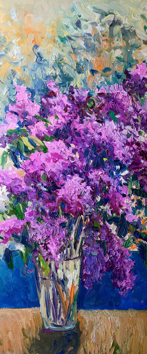 LIlacs in the balcony by Suren Nersisyan