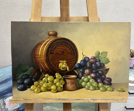 Still life with Armenian brandy