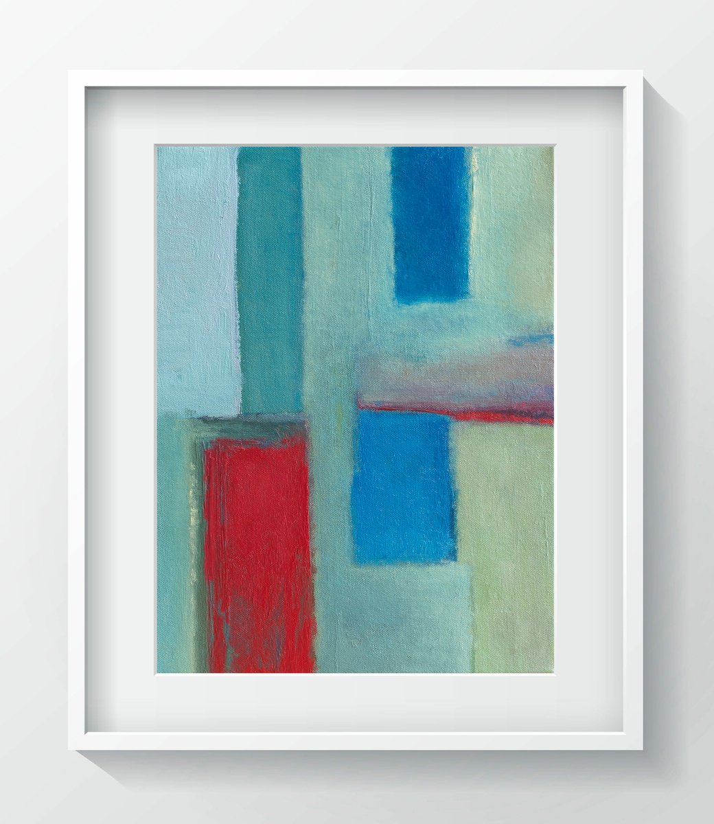 Abstract Giclee Print , Sandbanks By Thomas Hjelm, 17 X 21, Artwork For Sale On Artfinder