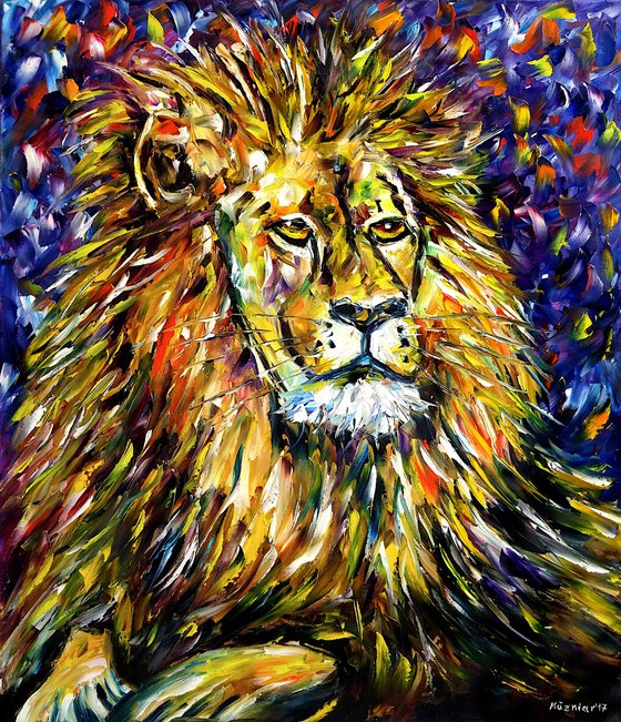 Portrait Of A Lion