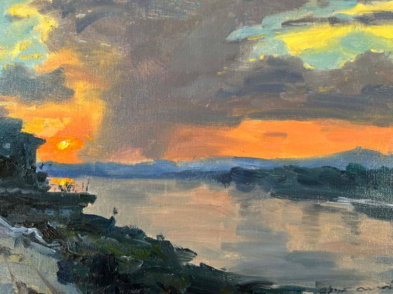 “The River Remembers at Dusk, Chiang Khan”