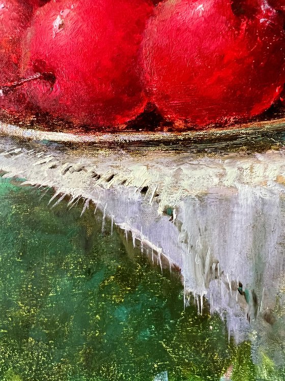 Red Apples on Table