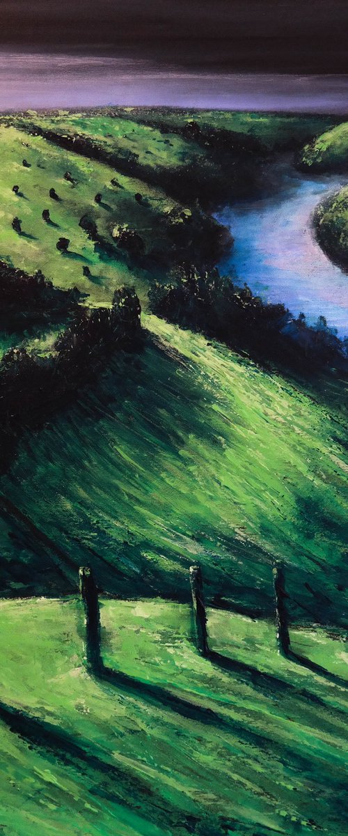 When the sun comes- Fields and Colors Series by Danijela Dan