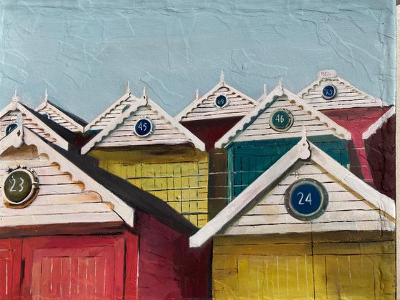 Seaside Beach Huts, Essex