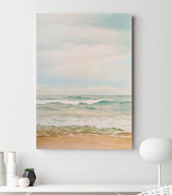 "Serene" Seascape oil canvas art