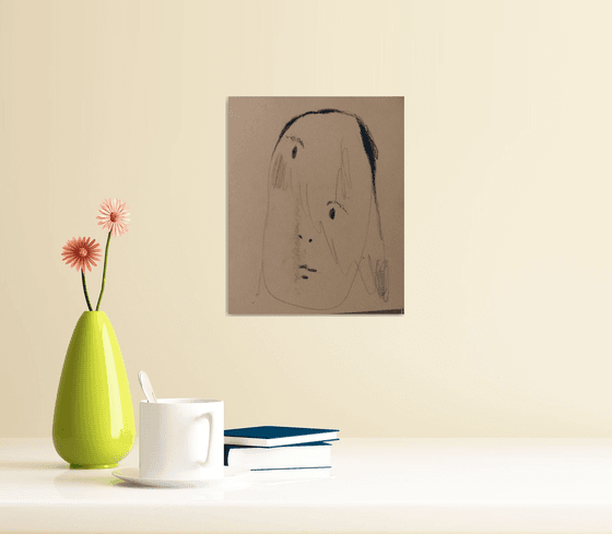 Surrealist Portrait 5, 17x21 cm - EXCLUSIVE to Artfinder