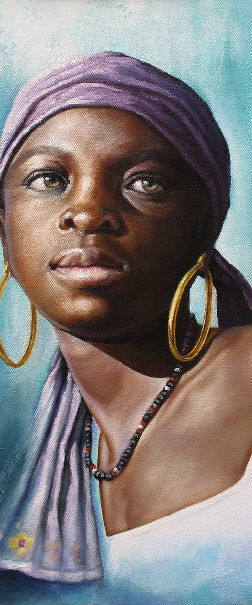 African Girl 52 by Dora Alis Mera Velasco