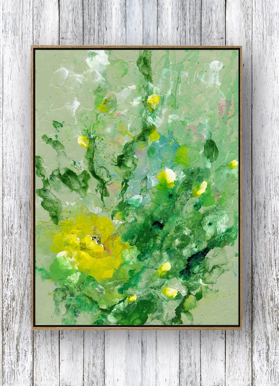 Garden Of The Mystic 2 - Floral Painting by Kathy Morton Stanion