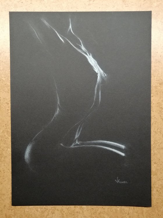 Nude noir #253 (21X29)cm