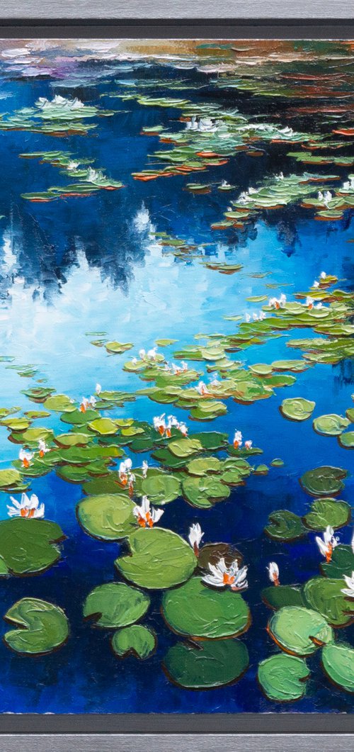 WATER LILIES 07 by Oleksii Vylusk