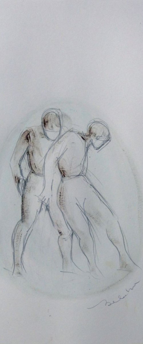 Ellipse #7 - The Couple, 42x29 cm by Frederic Belaubre