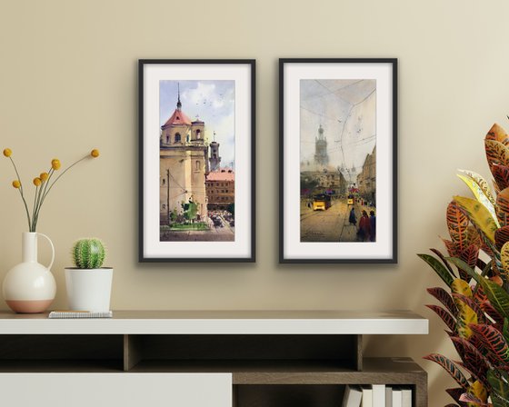 Old Ukrainian city of Lviv